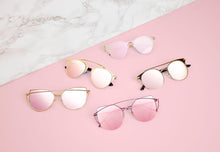 Load image into Gallery viewer, Cannes Sunglasses in 'Rose Gold'
